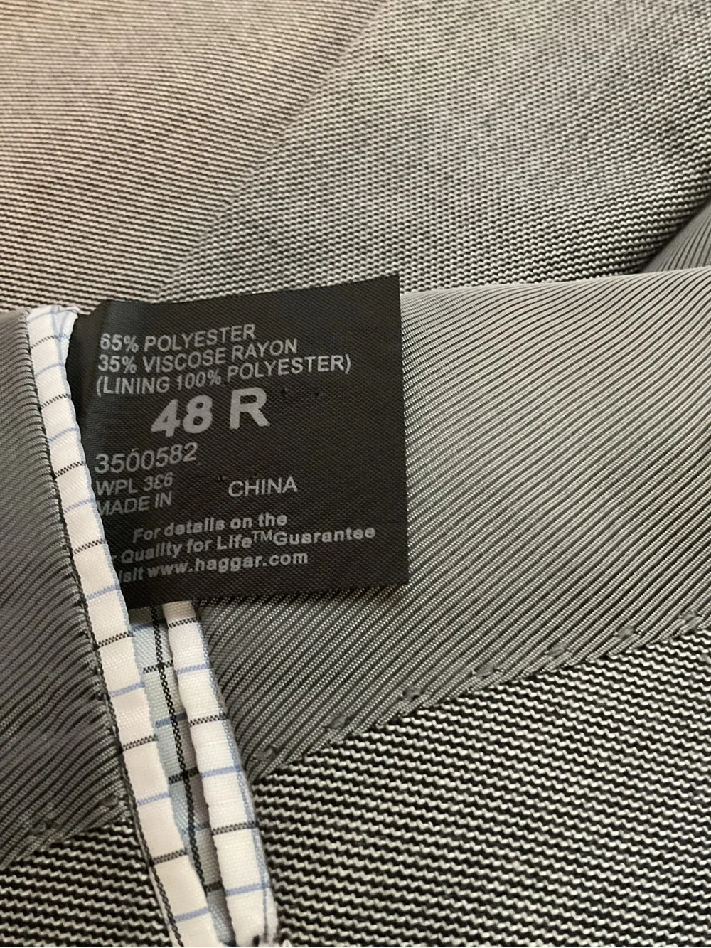 Saddlebred Men's Gray Two-Button Sport Coat 48R